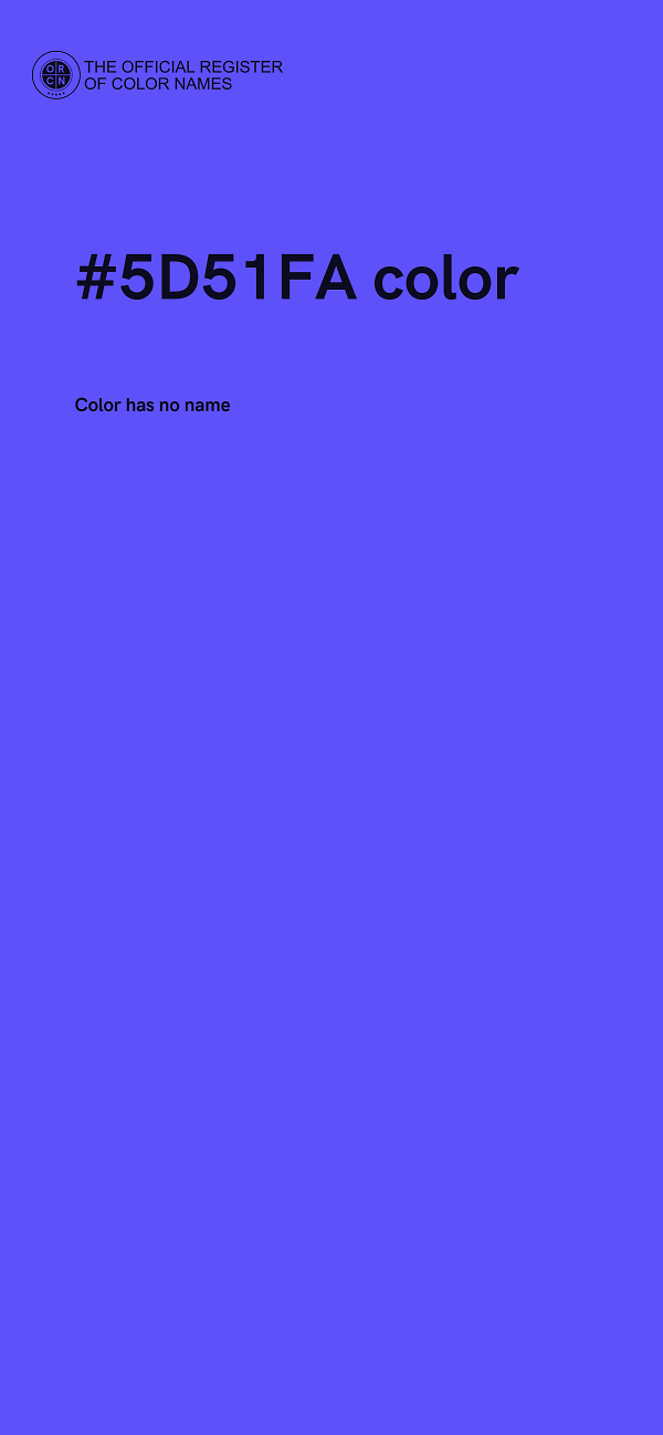 #5D51FA color image