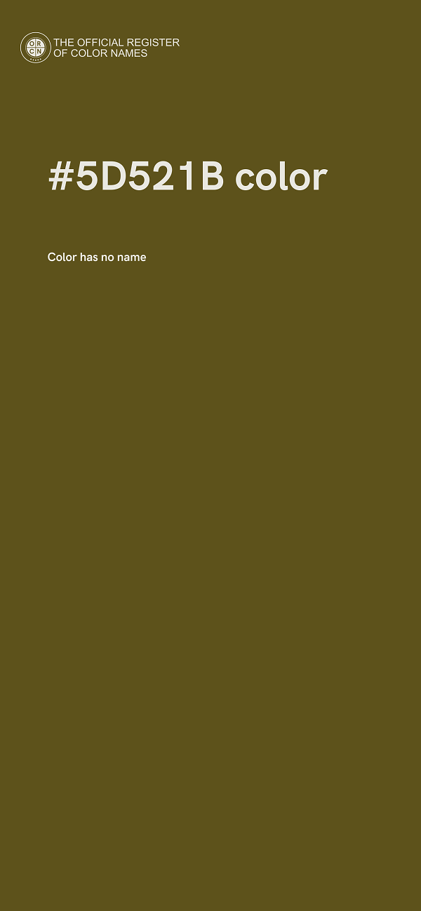 #5D521B color image