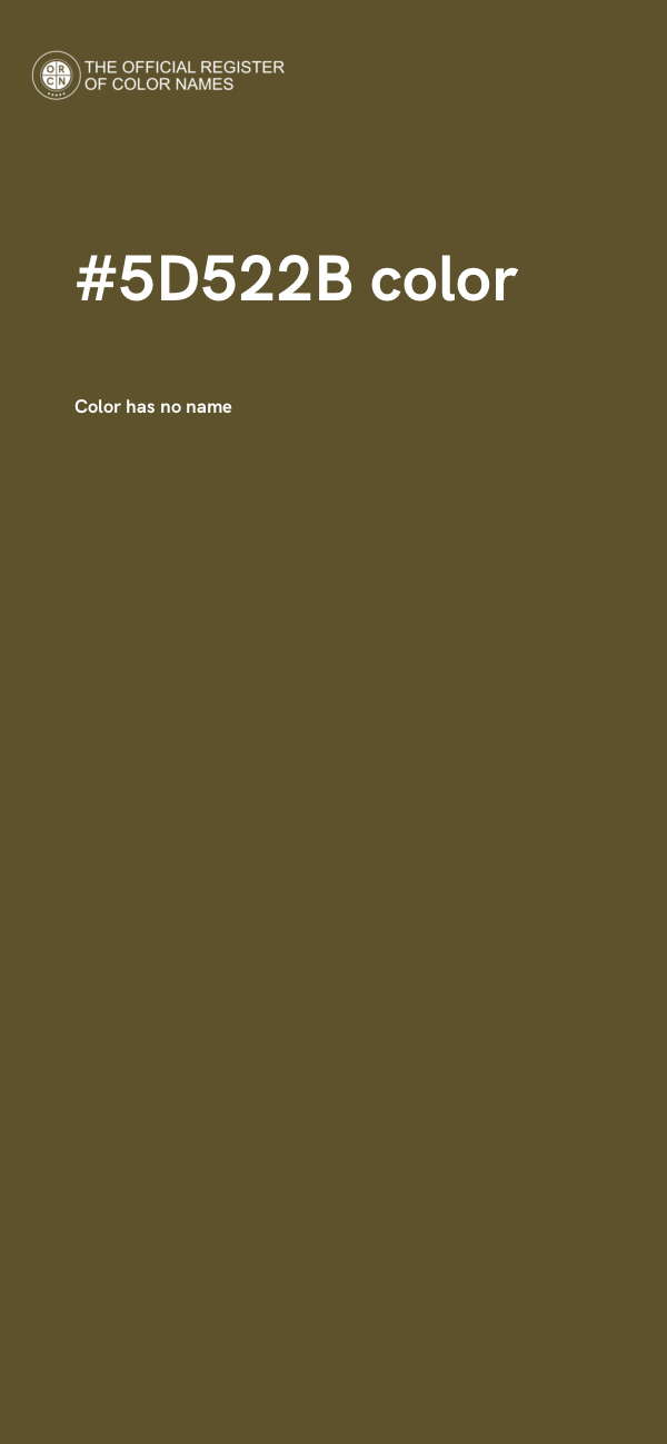 #5D522B color image