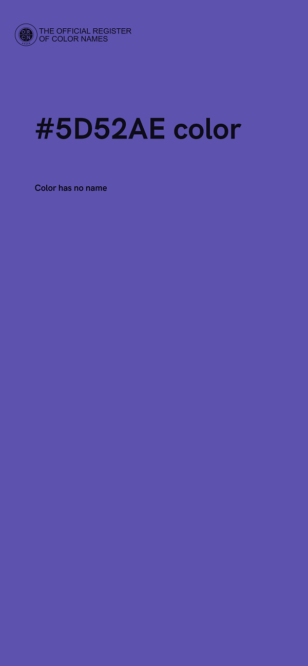 #5D52AE color image
