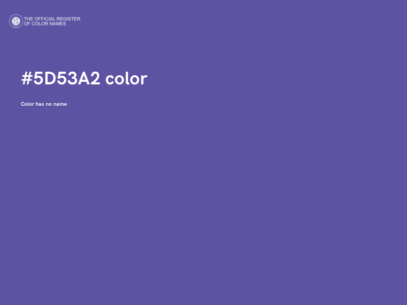 #5D53A2 color image