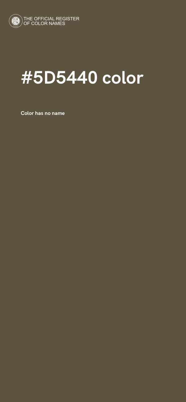#5D5440 color image