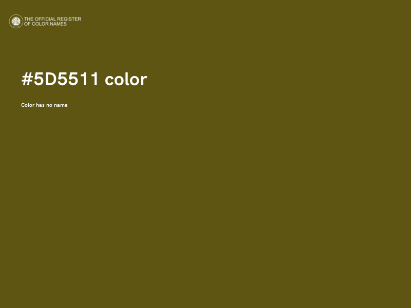 #5D5511 color image