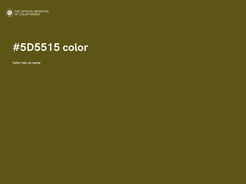 #5D5515 color image