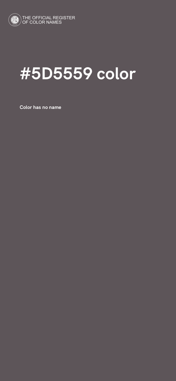 #5D5559 color image