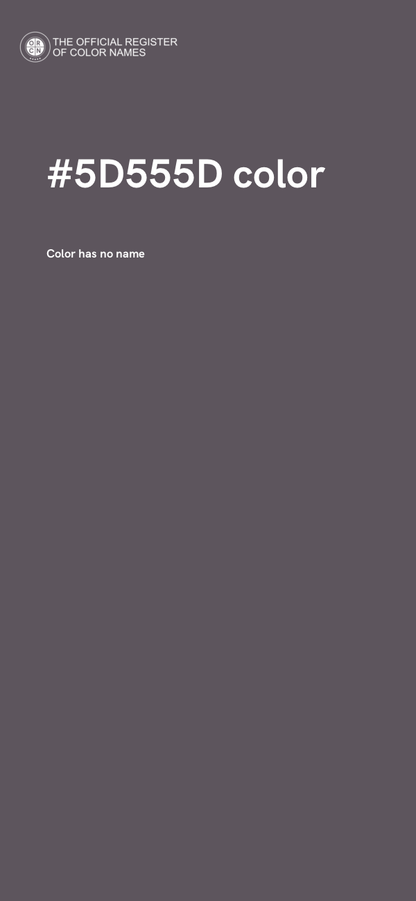 #5D555D color image