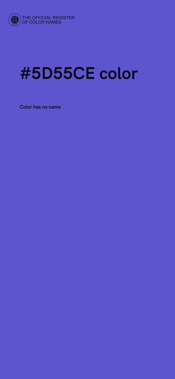 #5D55CE color image