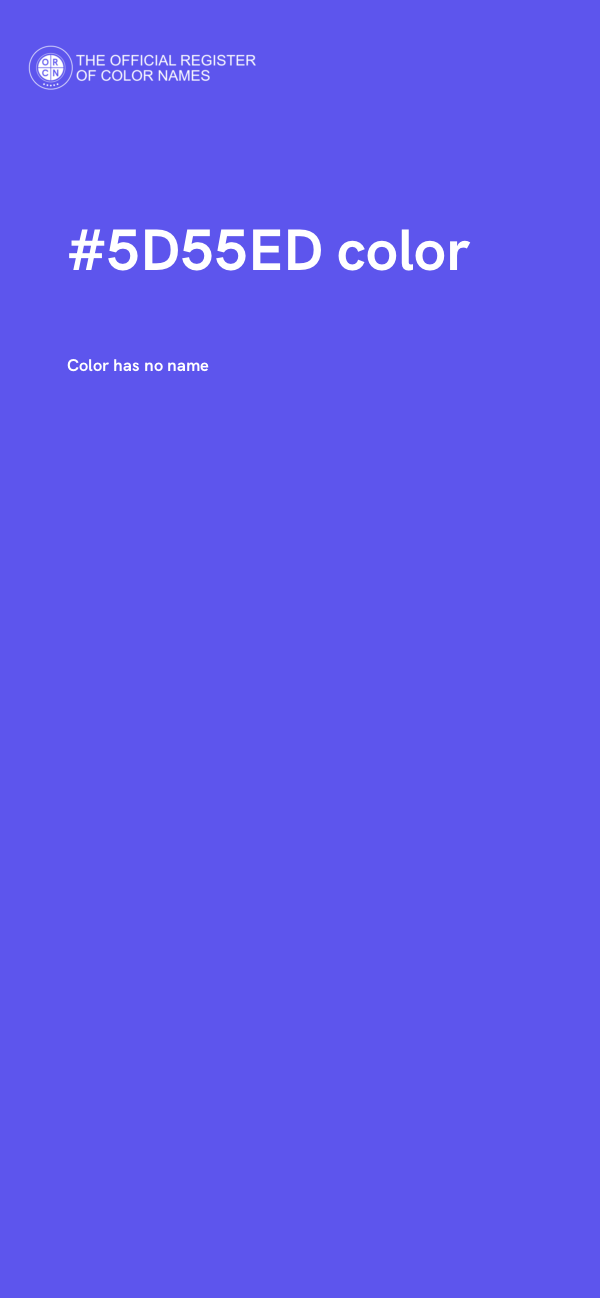 #5D55ED color image