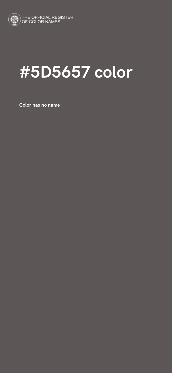 #5D5657 color image