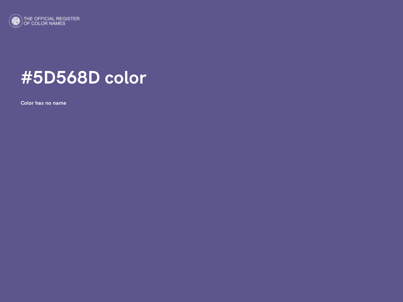 #5D568D color image