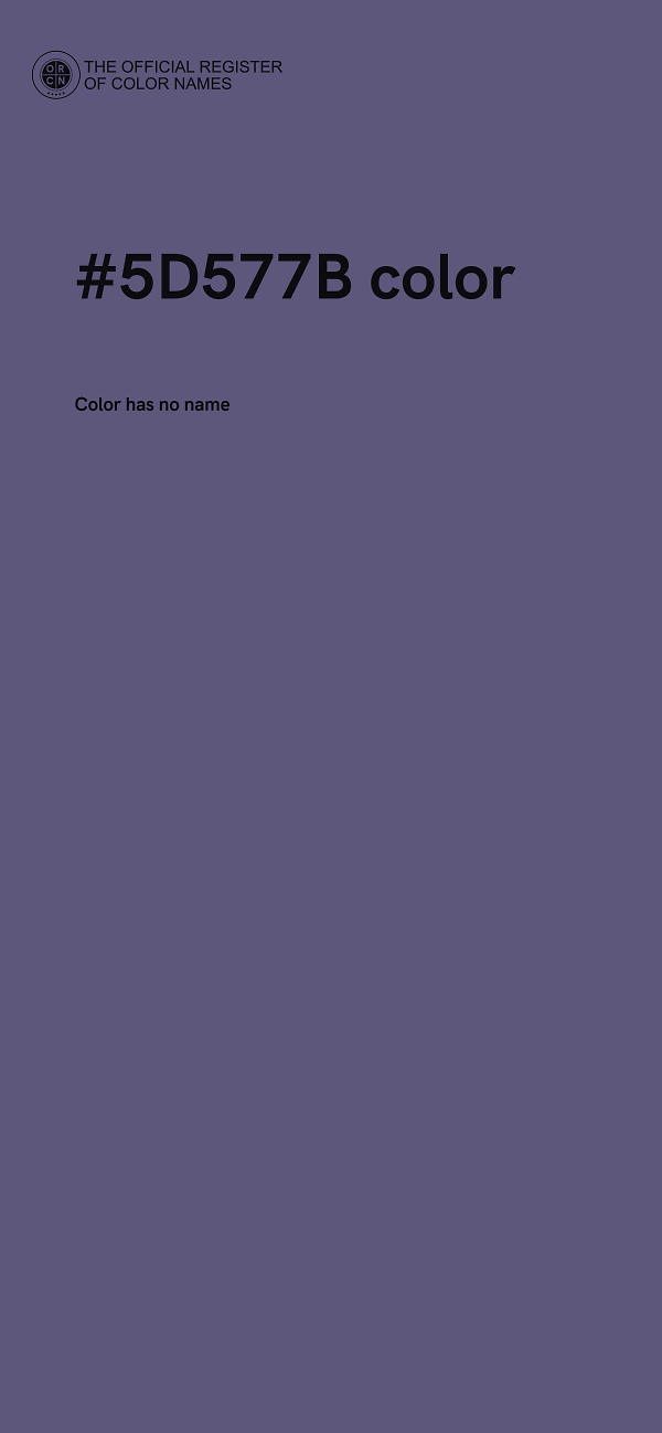#5D577B color image