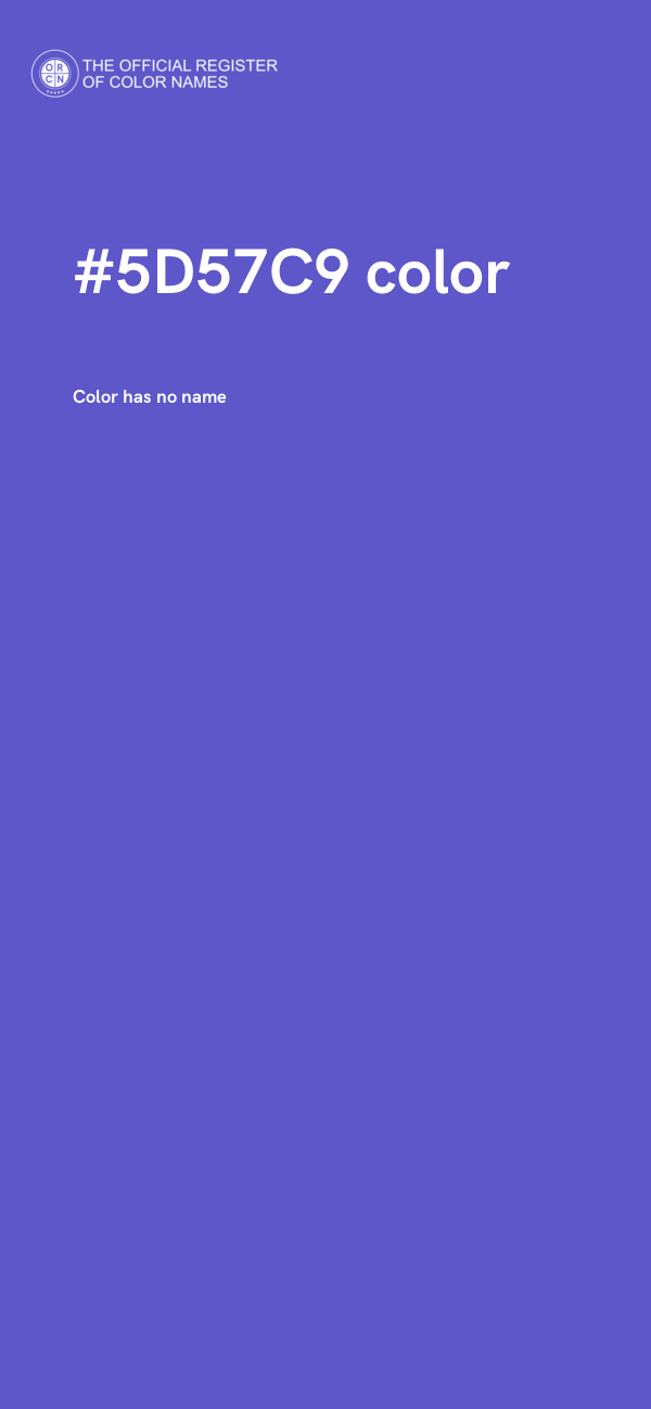 #5D57C9 color image