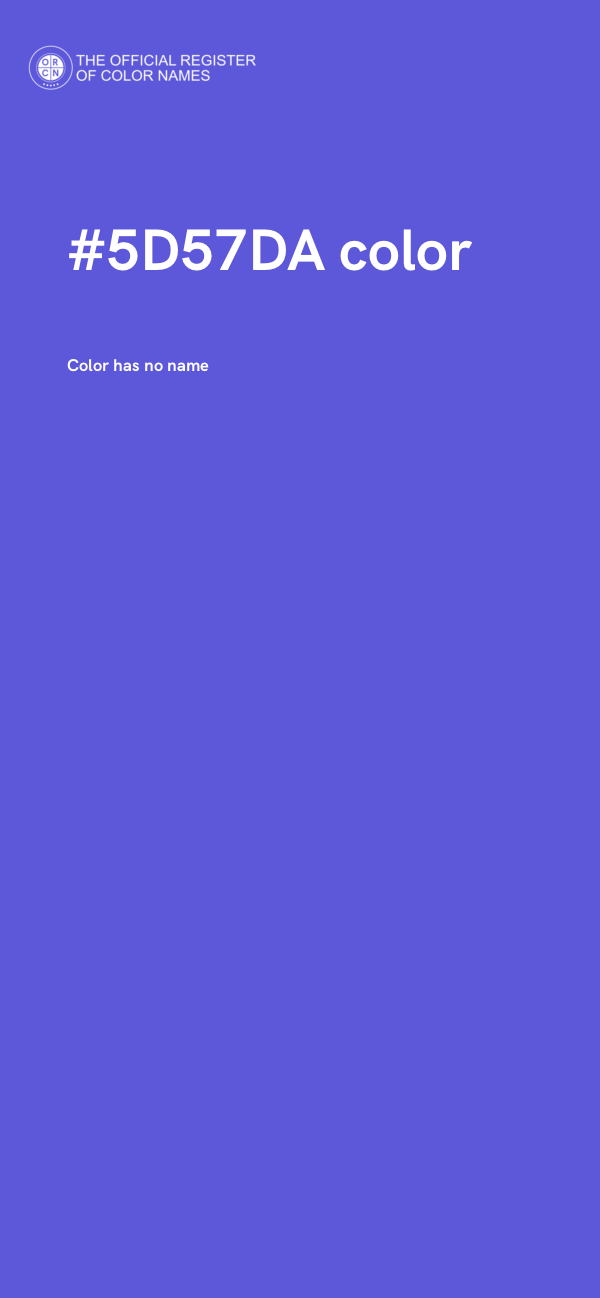 #5D57DA color image