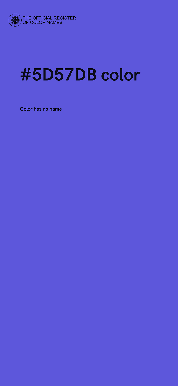 #5D57DB color image