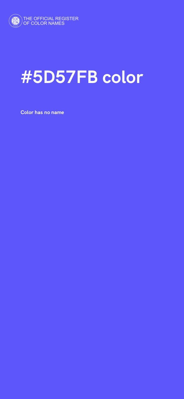 #5D57FB color image