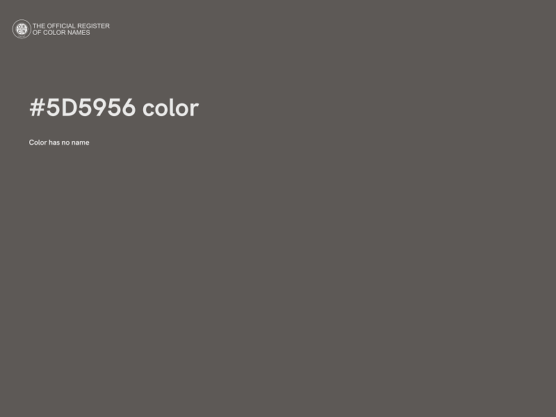 #5D5956 color image