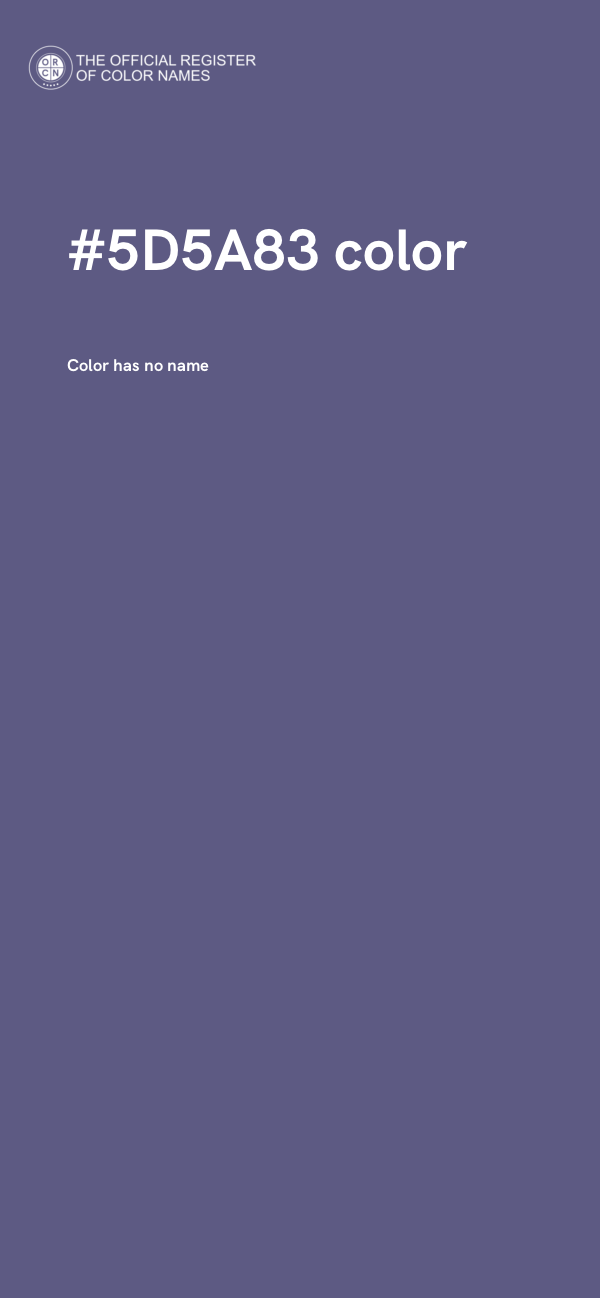 #5D5A83 color image