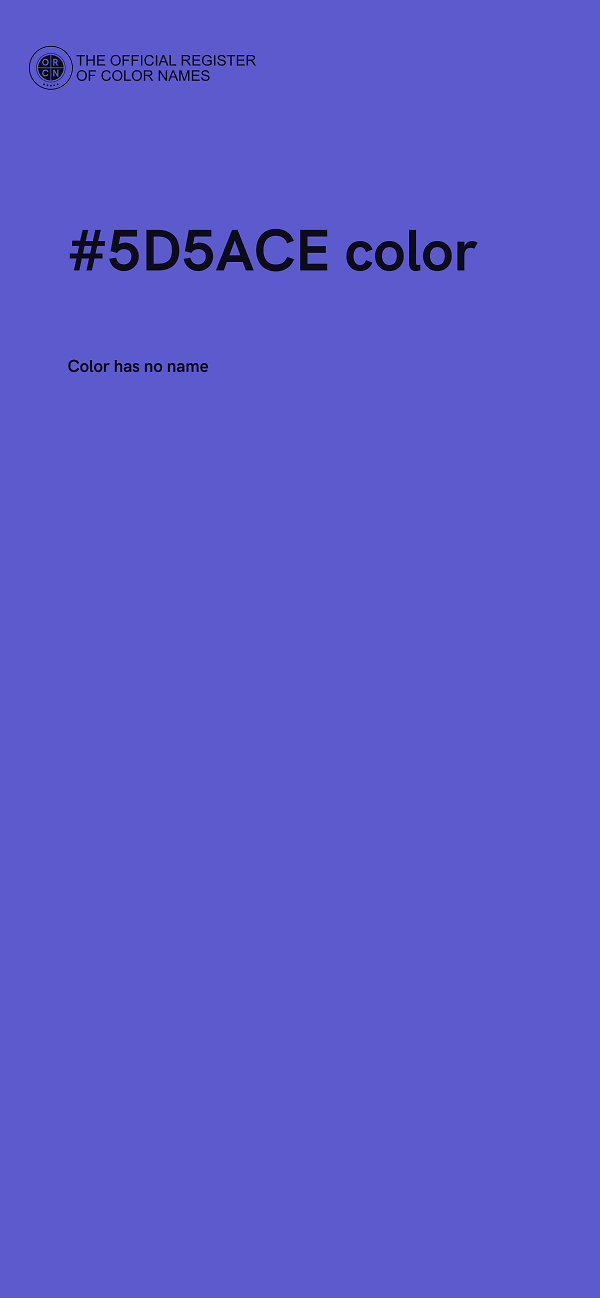 #5D5ACE color image