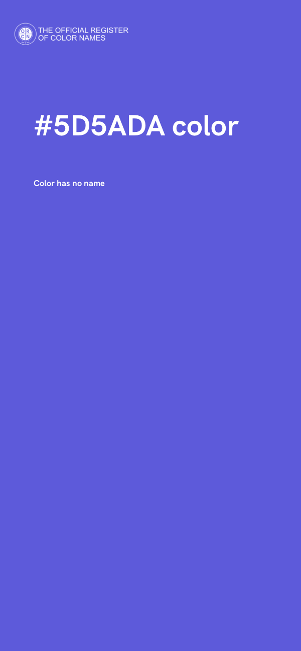 #5D5ADA color image