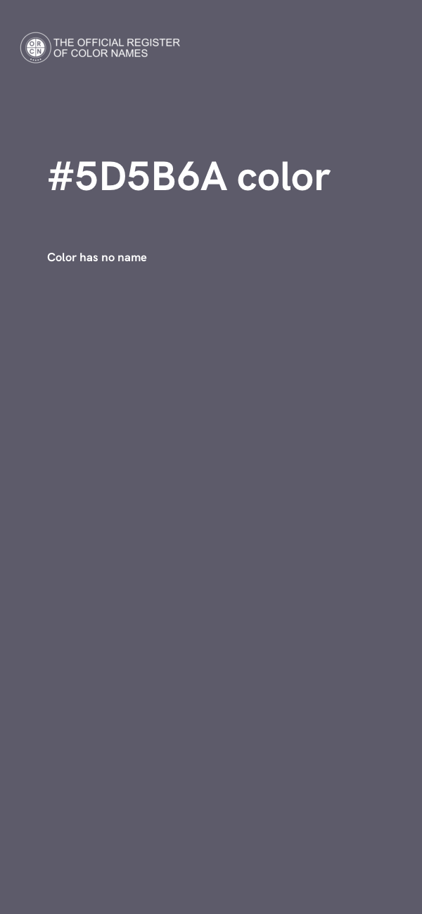 #5D5B6A color image