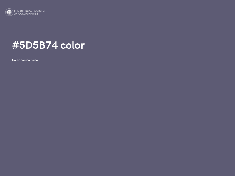 #5D5B74 color image
