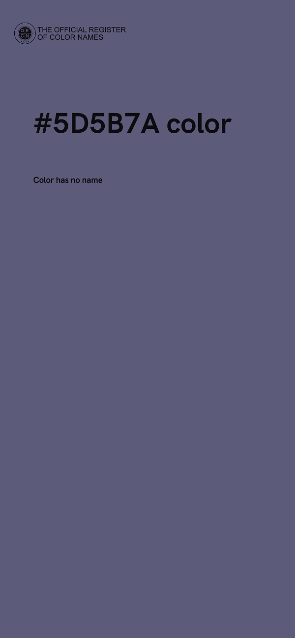 #5D5B7A color image
