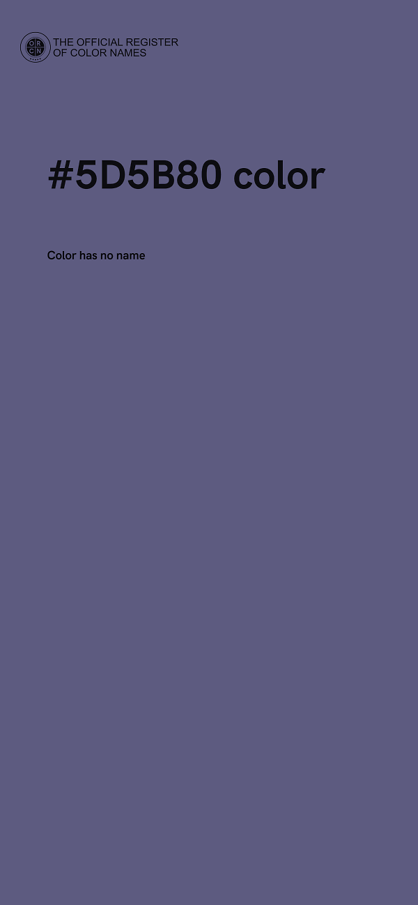 #5D5B80 color image