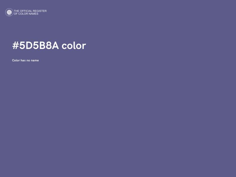 #5D5B8A color image