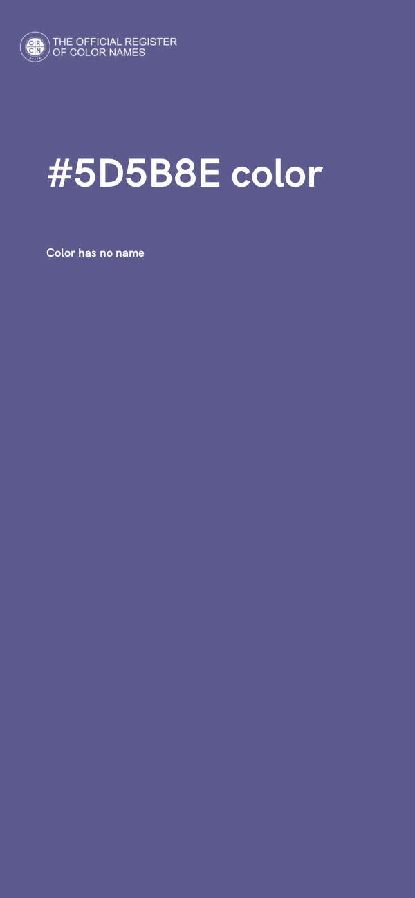 #5D5B8E color image