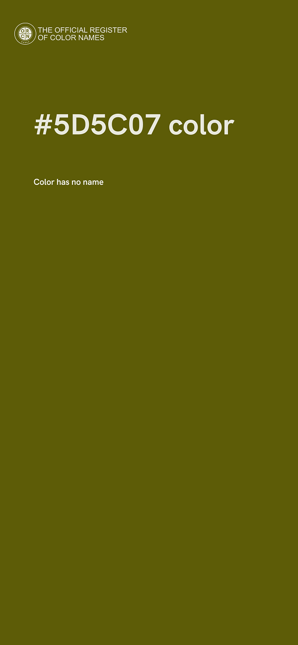 #5D5C07 color image