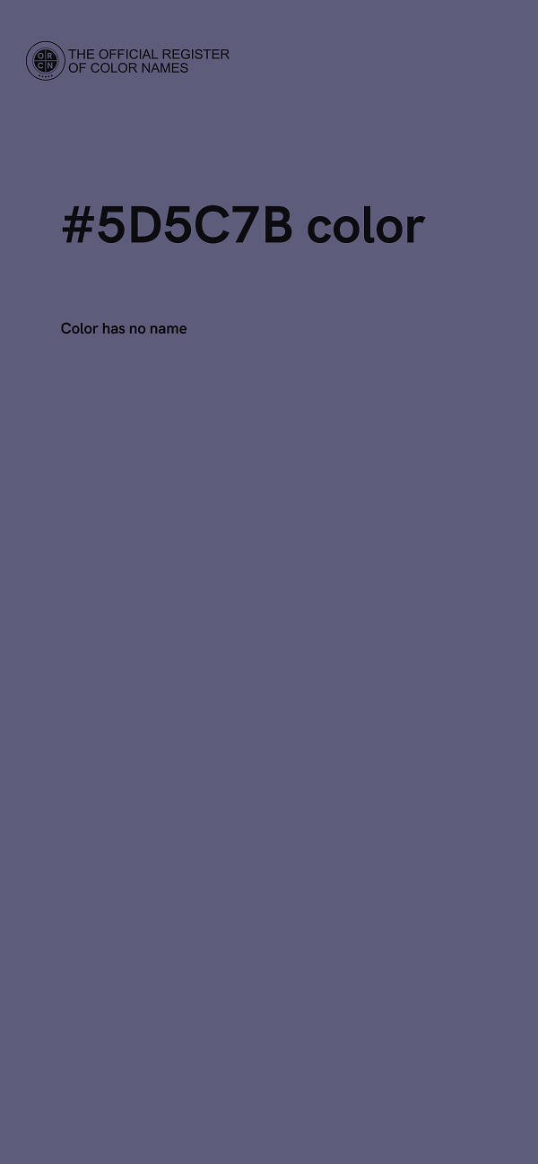 #5D5C7B color image