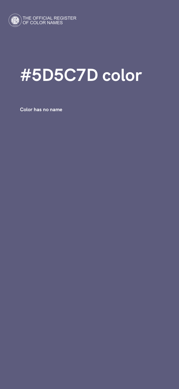#5D5C7D color image