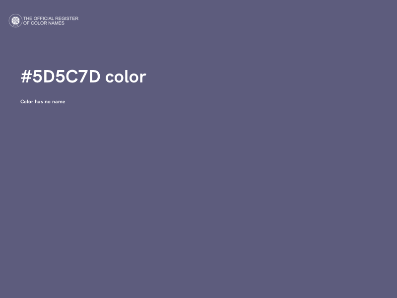 #5D5C7D color image