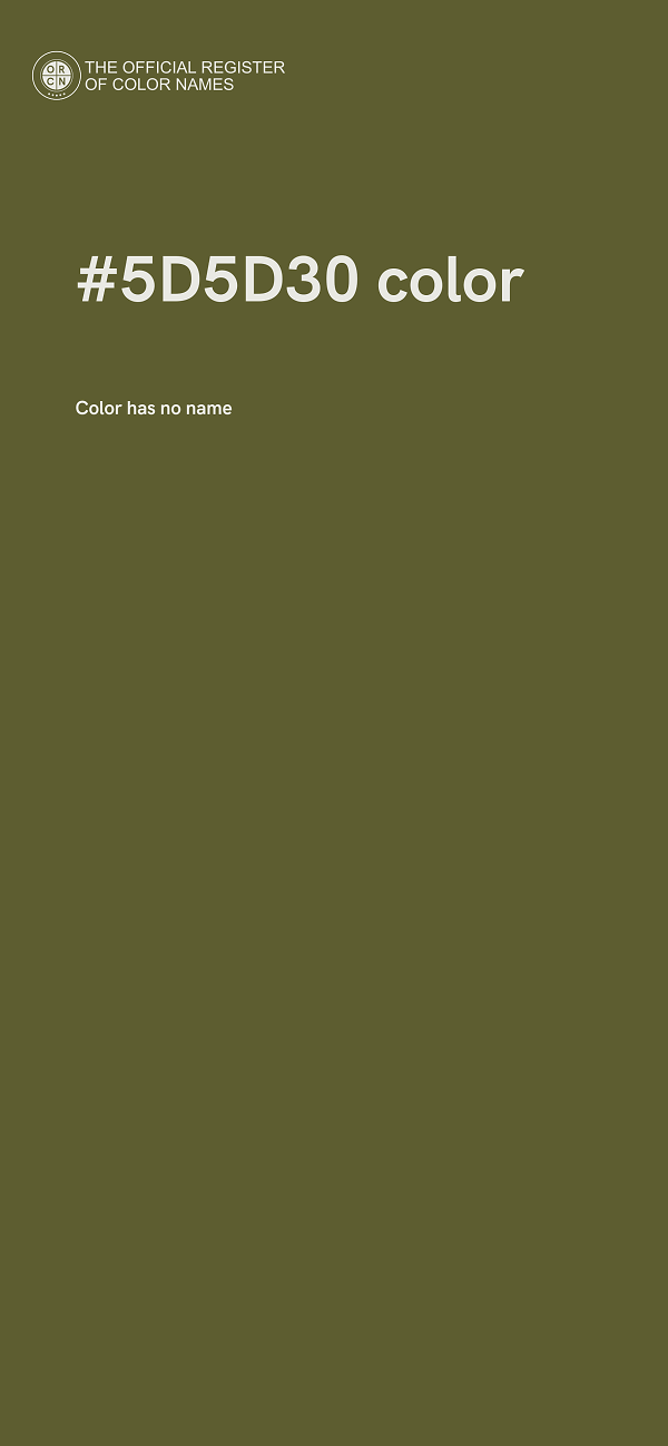 #5D5D30 color image
