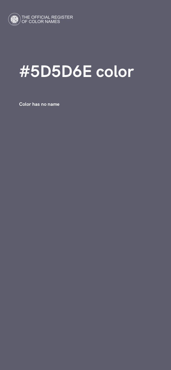 #5D5D6E color image