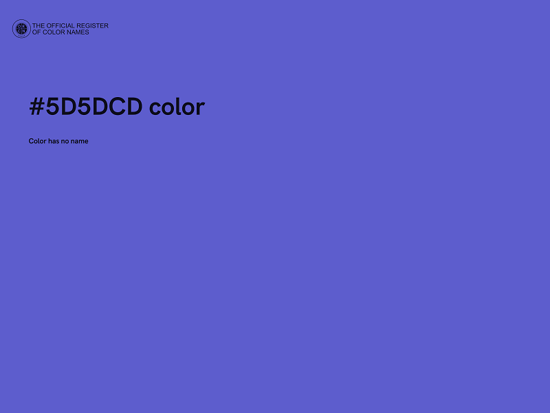 #5D5DCD color image