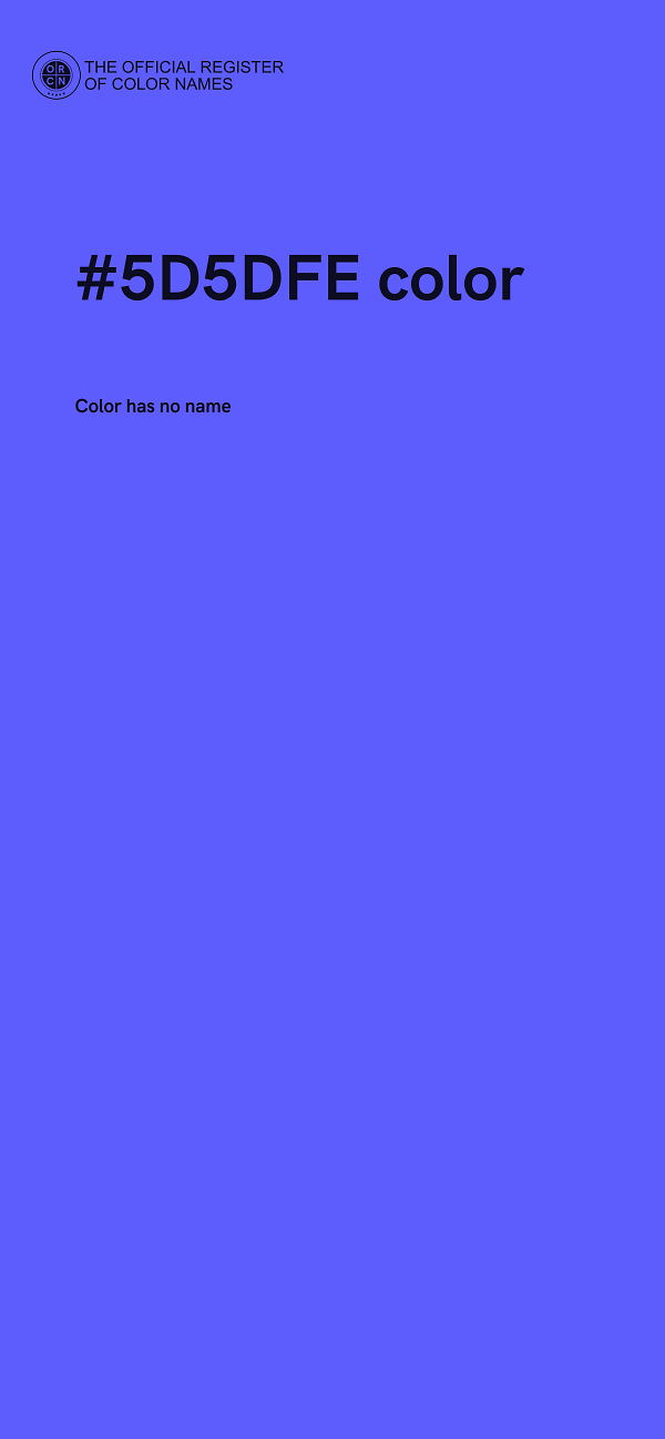 #5D5DFE color image