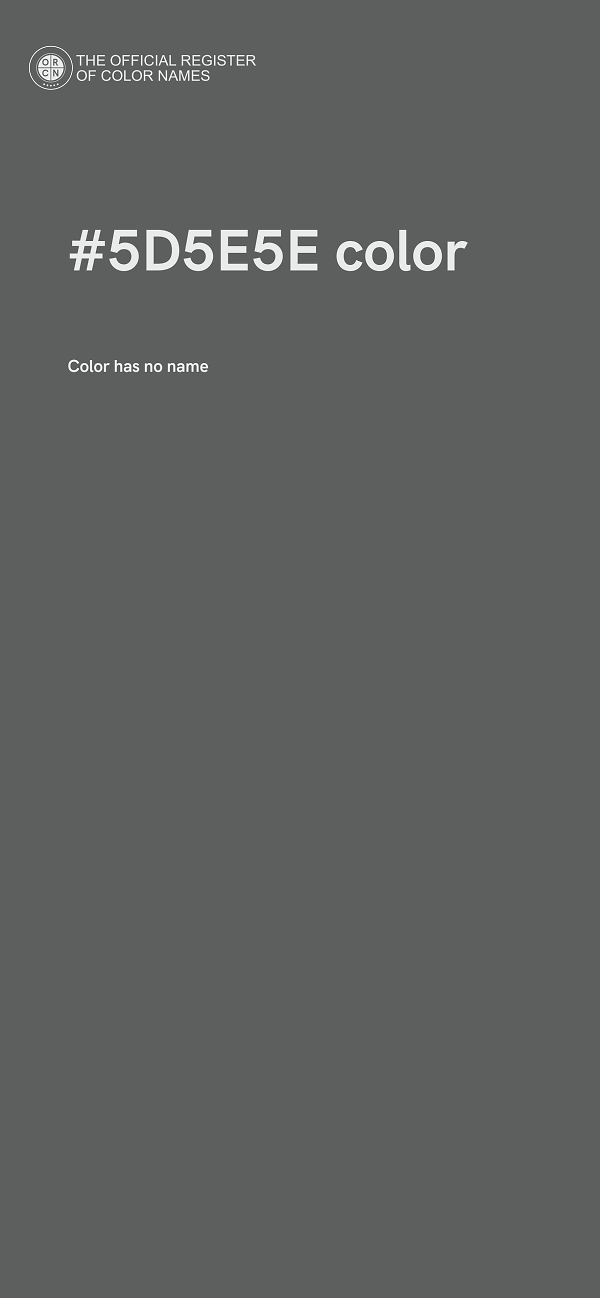 #5D5E5E color image