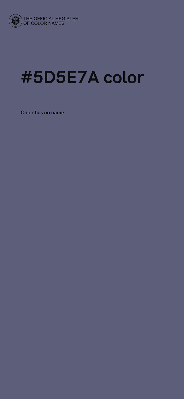#5D5E7A color image