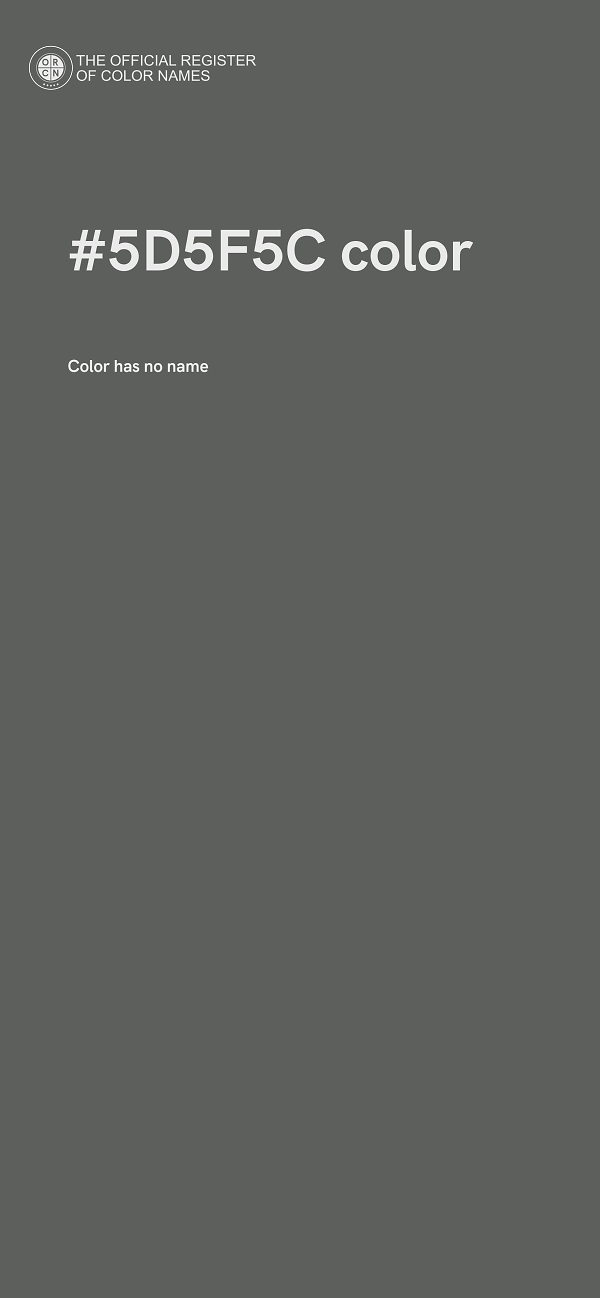#5D5F5C color image