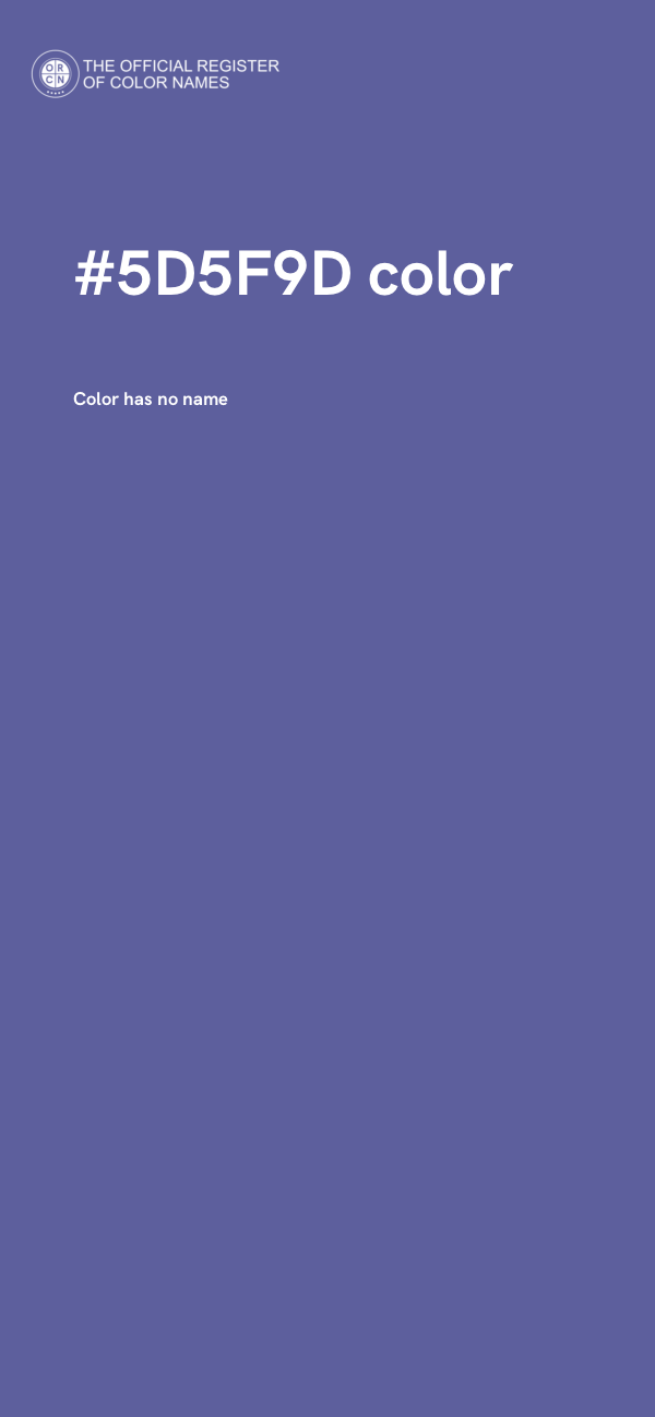 #5D5F9D color image