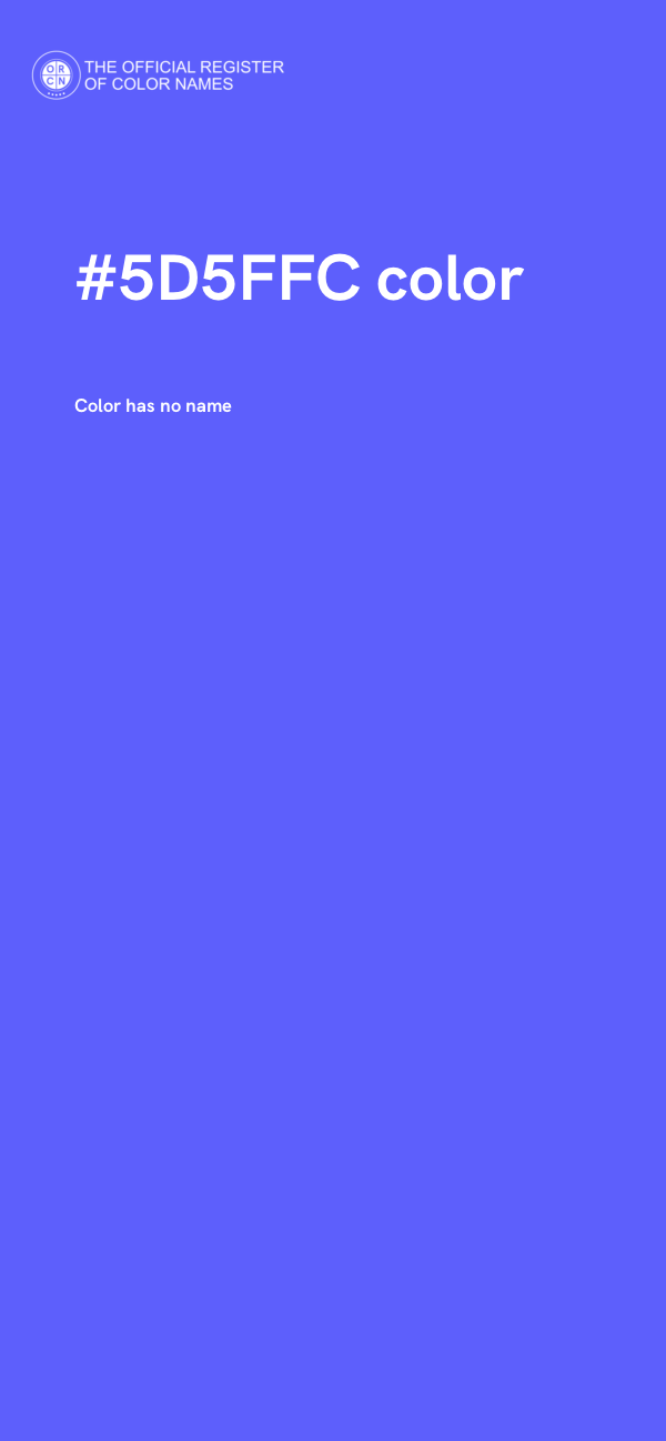 #5D5FFC color image