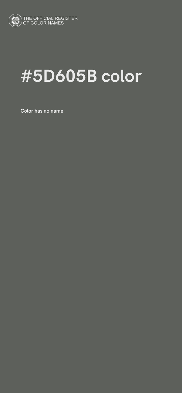 #5D605B color image