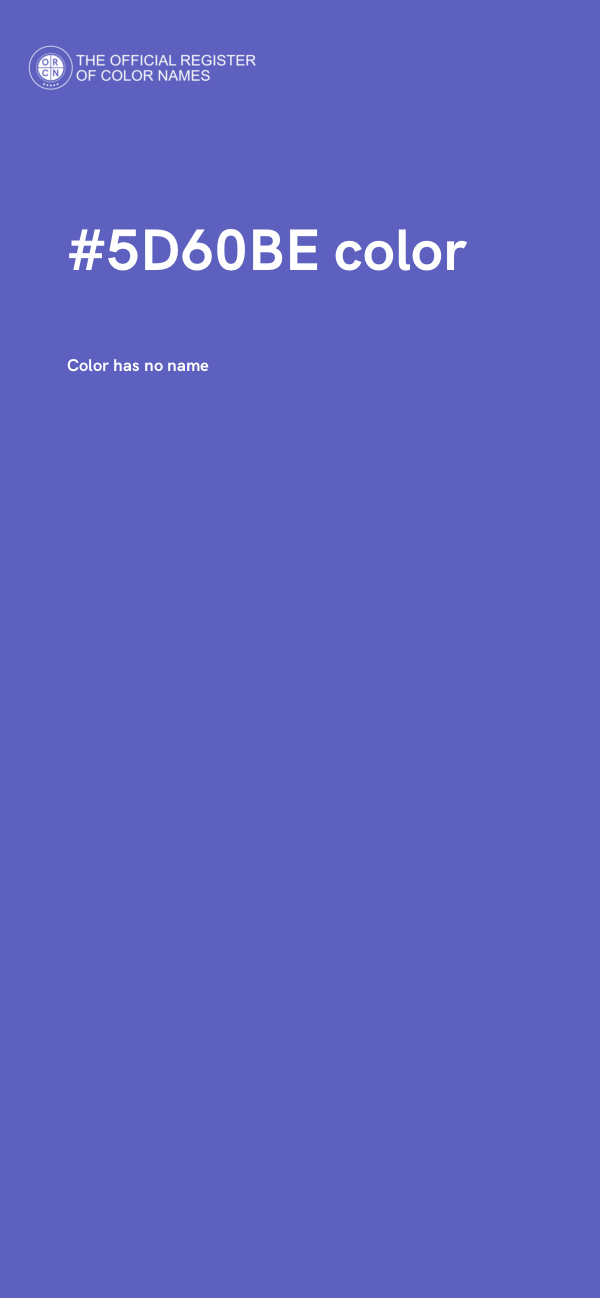 #5D60BE color image