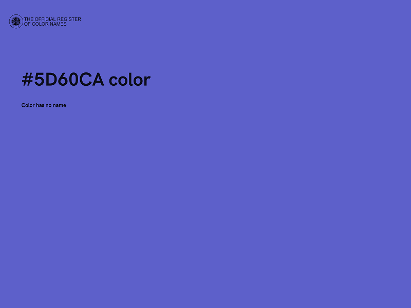 #5D60CA color image