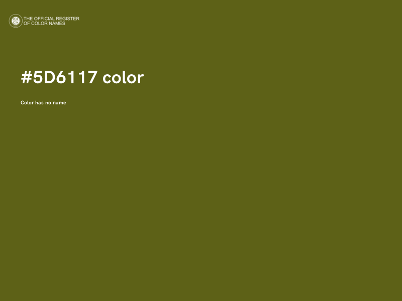 #5D6117 color image