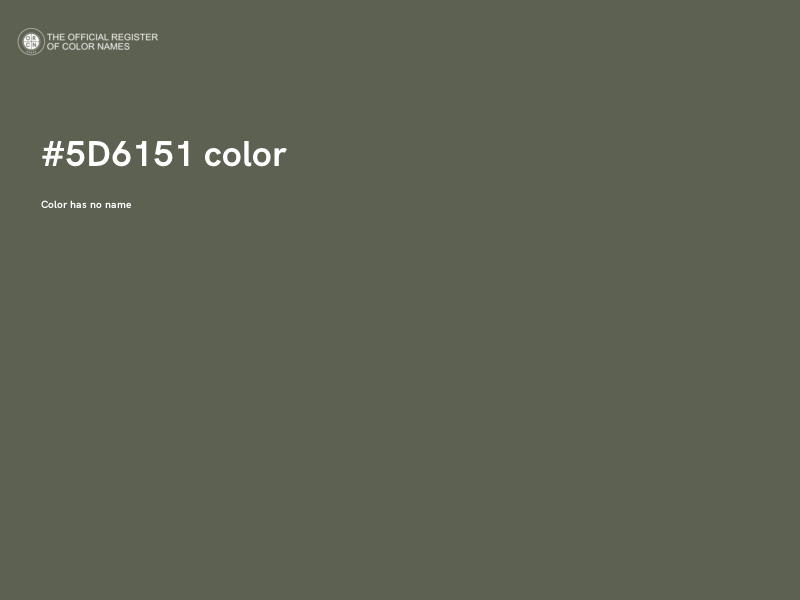 #5D6151 color image