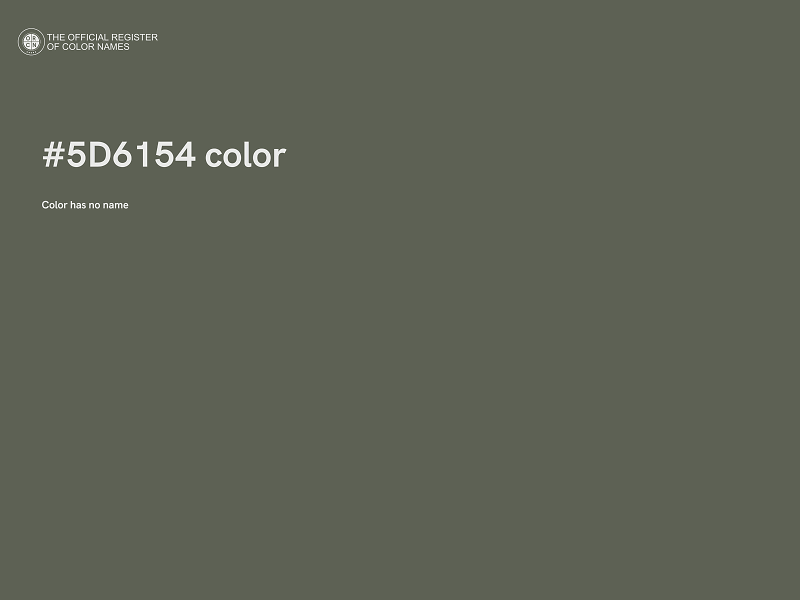 #5D6154 color image