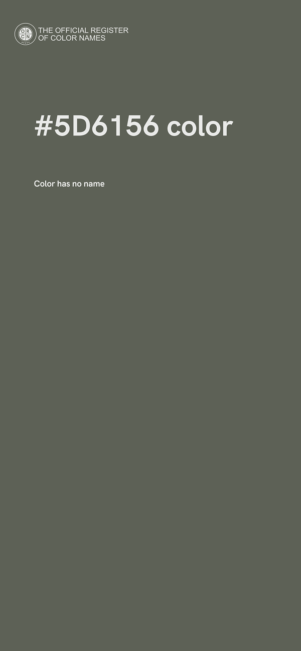 #5D6156 color image