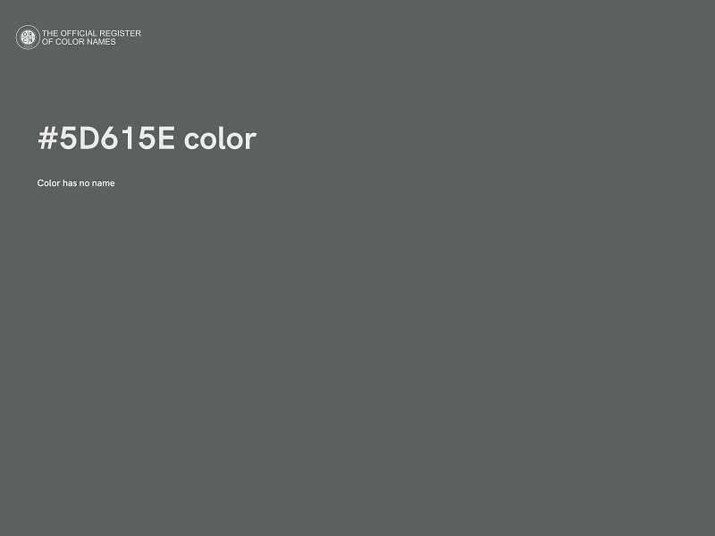 #5D615E color image